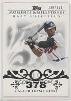 Gary Sheffield (2007 - 450 Career Home Runs (480 Total)) #/150