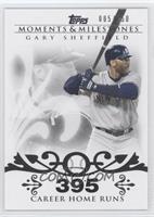 Gary Sheffield (2007 - 450 Career Home Runs (480 Total)) #/150