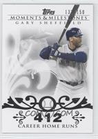 Gary Sheffield (2007 - 450 Career Home Runs (480 Total)) #/150