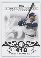 Gary Sheffield (2007 - 450 Career Home Runs (480 Total)) #/150