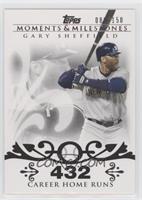 Gary Sheffield (2007 - 450 Career Home Runs (480 Total)) #/150