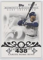 Gary Sheffield (2007 - 450 Career Home Runs (480 Total)) [EX to NM] #…