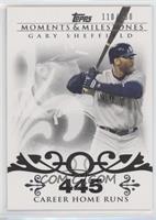 Gary Sheffield (2007 - 450 Career Home Runs (480 Total)) #/150