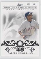 Gary Sheffield (2007 - 450 Career Home Runs (480 Total)) #/150