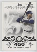 Gary Sheffield (2007 - 450 Career Home Runs (480 Total)) #/150