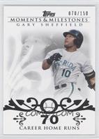 Gary Sheffield (2007 - 450 Career Home Runs (480 Total)) #/150