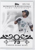 Gary Sheffield (2007 - 450 Career Home Runs (480 Total)) #/150
