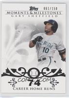 Gary Sheffield (2007 - 450 Career Home Runs (480 Total)) #/150