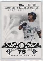 Gary Sheffield (2007 - 450 Career Home Runs (480 Total)) #/150