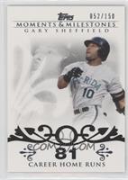 Gary Sheffield (2007 - 450 Career Home Runs (480 Total)) #/150