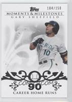 Gary Sheffield (2007 - 450 Career Home Runs (480 Total)) #/150