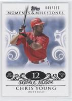 Chris Young (2007 Rookie - 32 Home Runs) #/150