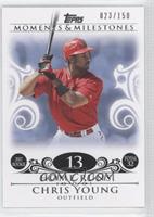 Chris Young (2007 Rookie - 32 Home Runs) #/150