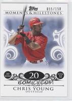 Chris Young (2007 Rookie - 32 Home Runs) #/150