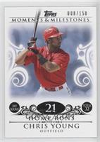 Chris Young (2007 Rookie - 32 Home Runs) #/150