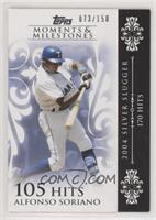 Alfonso Soriano (2004 Silver Slugger - 170 Hits) [Noted] #/150