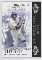 Alfonso Soriano (2004 Silver Slugger - 170 Hits) #/150