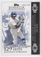 Alfonso Soriano (2004 Silver Slugger - 170 Hits) #/150