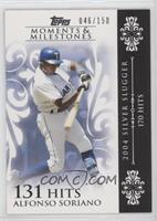 Alfonso Soriano (2004 Silver Slugger - 170 Hits) #/150