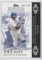 Alfonso Soriano (2004 Silver Slugger - 170 Hits) #/150