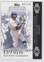 Alfonso Soriano (2004 Silver Slugger - 170 Hits) #/150