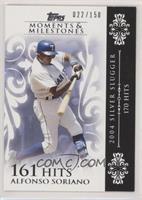 Alfonso Soriano (2004 Silver Slugger - 170 Hits) #/150