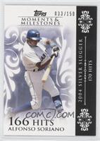 Alfonso Soriano (2004 Silver Slugger - 170 Hits) #/150