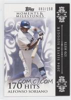 Alfonso Soriano (2004 Silver Slugger - 170 Hits) #/150