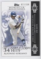 Alfonso Soriano (2004 Silver Slugger - 170 Hits) #/150