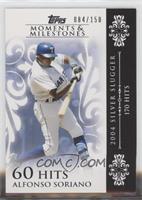 Alfonso Soriano (2004 Silver Slugger - 170 Hits) #/150