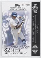 Alfonso Soriano (2004 Silver Slugger - 170 Hits) #/150