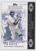 Alfonso Soriano (2004 Silver Slugger - 170 Hits) #/150