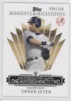 Derek Jeter (2006 Silver Slugger - 214 Hits) #/150