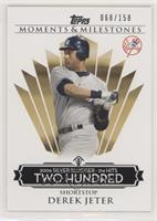 Derek Jeter (2006 Silver Slugger - 214 Hits) #/150