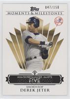 Derek Jeter (2006 Silver Slugger - 214 Hits) [EX to NM] #/150