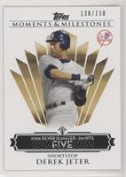 Derek Jeter (2006 Silver Slugger - 214 Hits) #/150