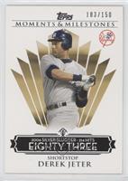 Derek Jeter (2006 Silver Slugger - 214 Hits) #/150