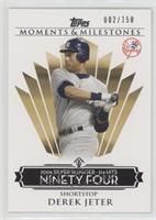 Derek Jeter (2006 Silver Slugger - 214 Hits) #/150