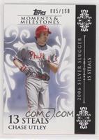 Chase Utley (2006 Silver Slugger - 15 Steals) #/150