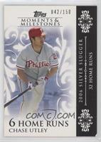 Chase Utley (2006 Silver Slugger - 32 Home Runs) [EX to NM] #/150