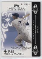 Mickey Mantle (1962 AL MVP - 89 RBIs) [EX to NM] #/150