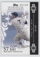 Mickey Mantle (1962 AL MVP - 89 RBIs) #/150