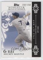 Mickey Mantle (1962 AL MVP - 89 RBIs) [EX to NM] #/150