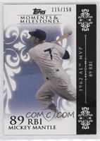 Mickey Mantle (1962 AL MVP - 89 RBIs) #/150