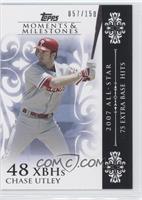 Chase Utley (2007 All-Star - 75 Extra Base Hits) #/150