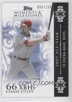 Chase Utley (2007 All-Star - 75 Extra Base Hits) #/150