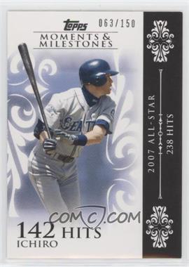 2008 Topps Moments & Milestones - [Base] #63-142 - Ichiro Suzuki (2007 All-Star - 238 Hits) /150