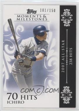 2008 Topps Moments & Milestones - [Base] #63-70 - Ichiro Suzuki (2007 All-Star - 238 Hits) /150
