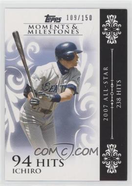 2008 Topps Moments & Milestones - [Base] #63-94 - Ichiro Suzuki (2007 All-Star - 238 Hits) /150