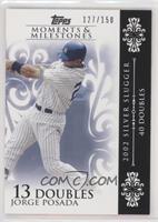 Jorge Posada (2002 Silver Slugger - 40 Doubles) #/150